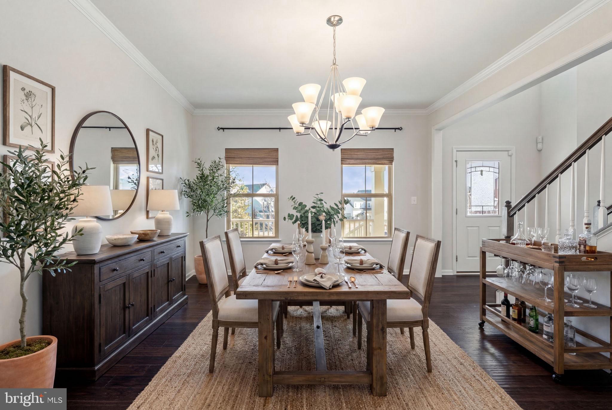2044 Scarlet Pine Road Dumfries, VA 22026 - Photo 9 of 85 a view of a dining room with furniture window and wooden floor