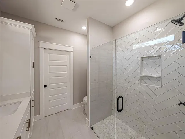 a backyard of a house