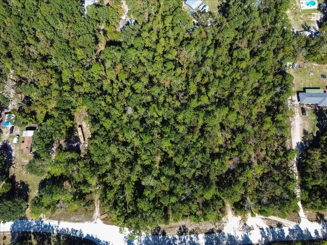 a view of outdoor space and trees