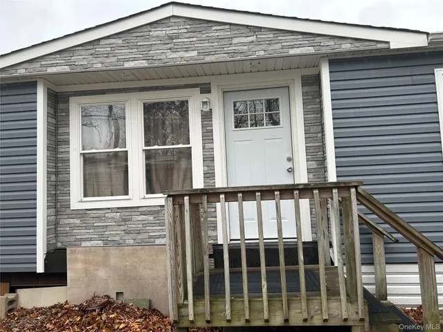 a view of front door