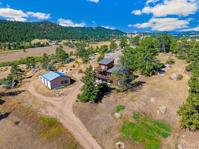 a view of a lake with outdoor space