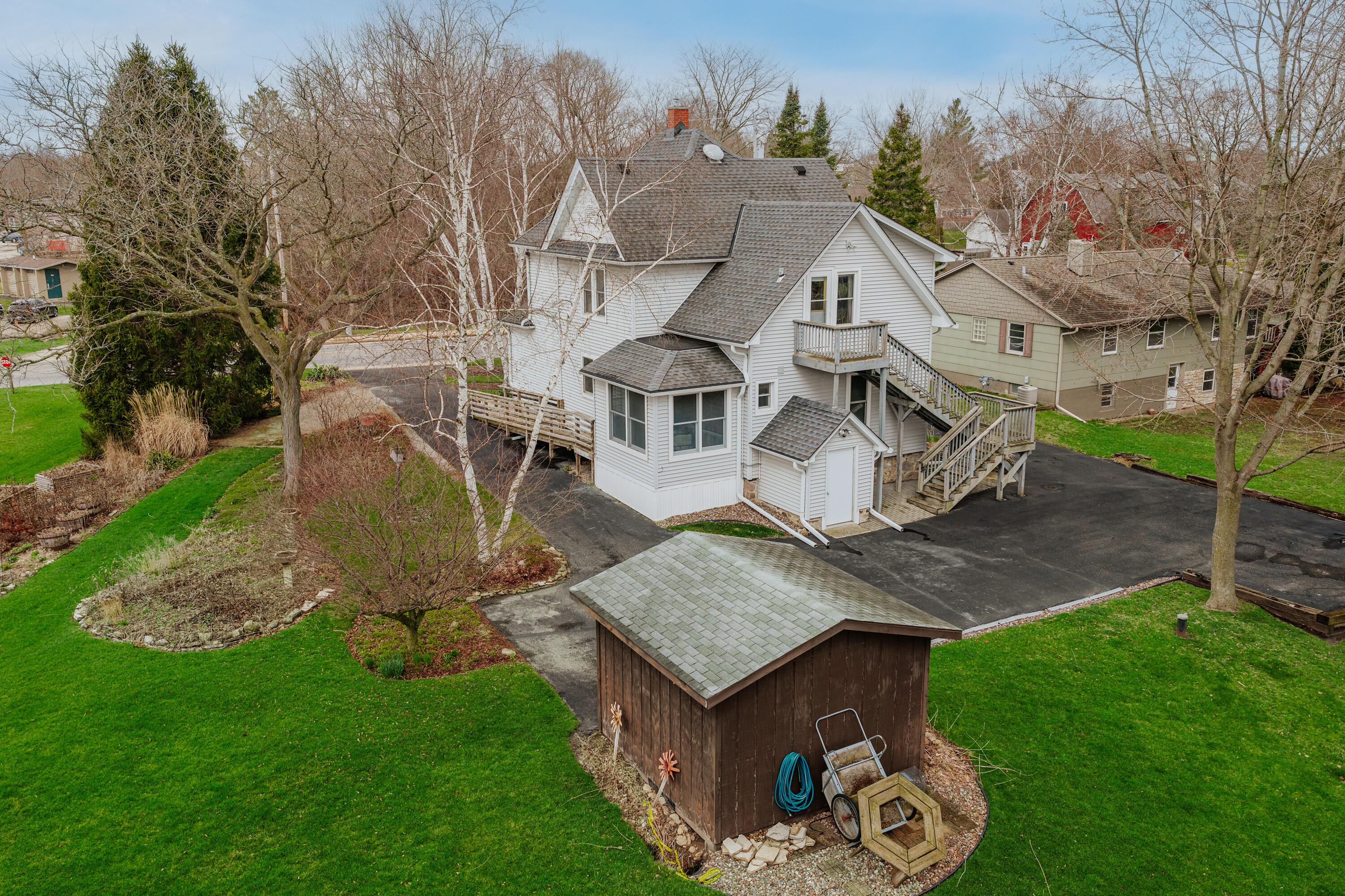 729 Palmyra Street Sullivan, WI 53178 - Photo 48 of 51 Aerial Back/Side
