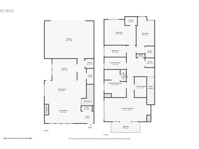$879,500 | 3832 Northwest 74th Avenue, Camas, WA 98607