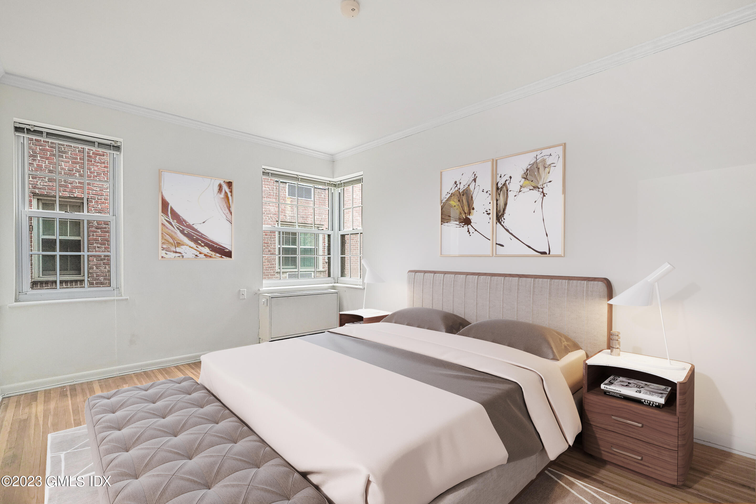 20 Church Street, Unit B35 Greenwich, CT 06830 - Photo 8 of 16 a bedroom with a bed and a window