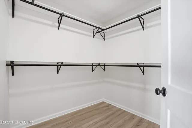 a view of a rack on the wall