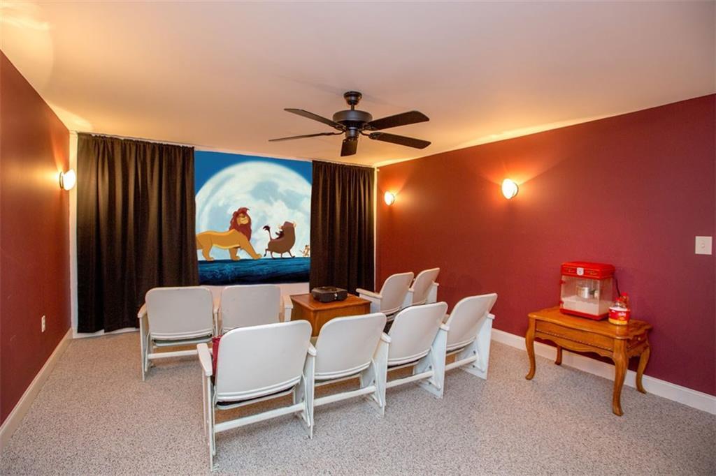54 Upland Road Lisbon, ME 04250 - Photo 26 of 35 Lower level theater room/ Play room
