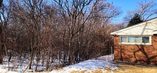 a view of a house with backyard