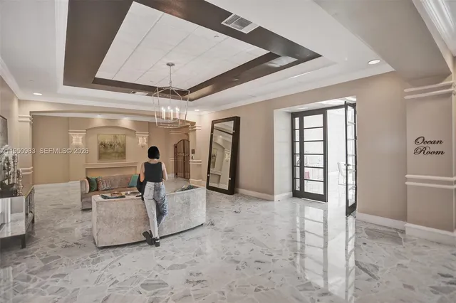 a room with furniture and window