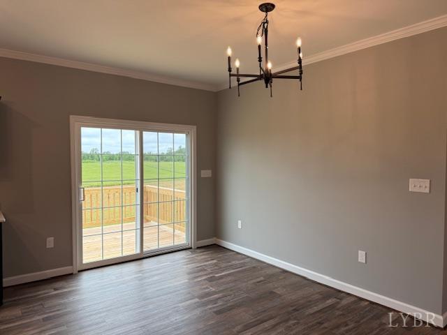 2779 Oakville Road Appomattox, VA 24522 - Photo 5 of 31 a view of an empty room with wooden floor and a window