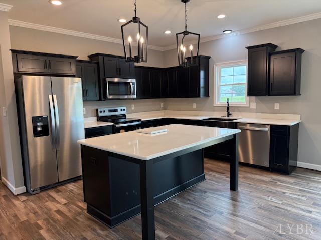 2779 Oakville Road Appomattox, VA 24522 - Photo 6 of 31 a kitchen with stainless steel appliances granite countertop a sink stove and refrigerator