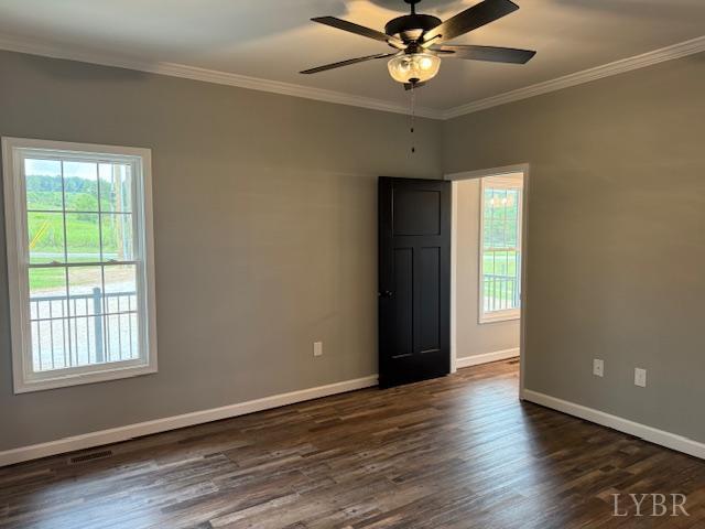 2779 Oakville Road Appomattox, VA 24522 - Photo 8 of 31 a view of an empty room with wooden floor and a window