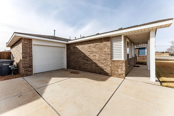 a view of a house with patio