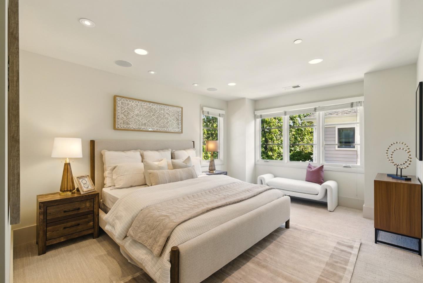 958 California Street Mountain View, CA 94041 - Photo 9 of 25 a bed room with a bed and a couch