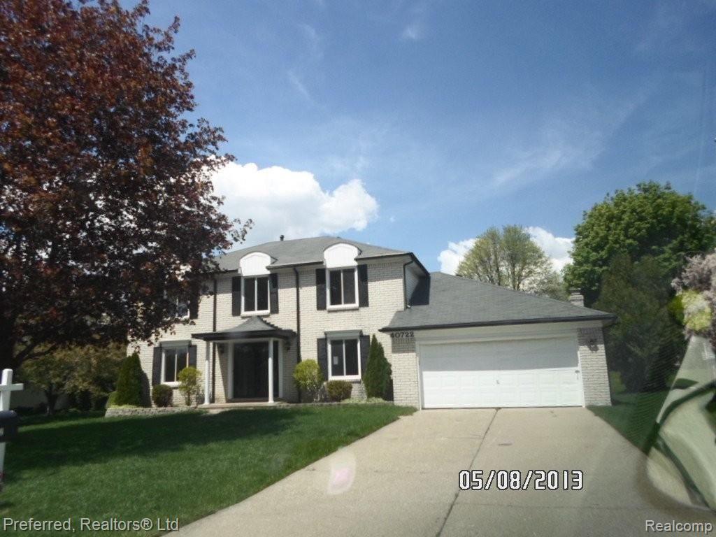 40722 West Mill Rd Court Novi, MI 48375 - Photo 1 of 20 Front