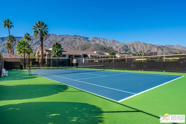 a view of a tennis court