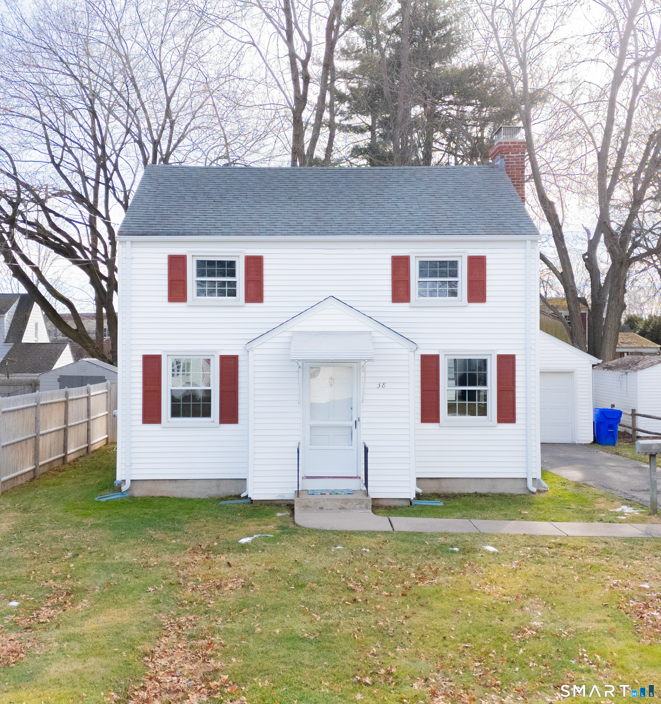 38 Wheeler Road Wethersfield, CT 06109 - Photo 28 of 28 a front view of a house with a yard