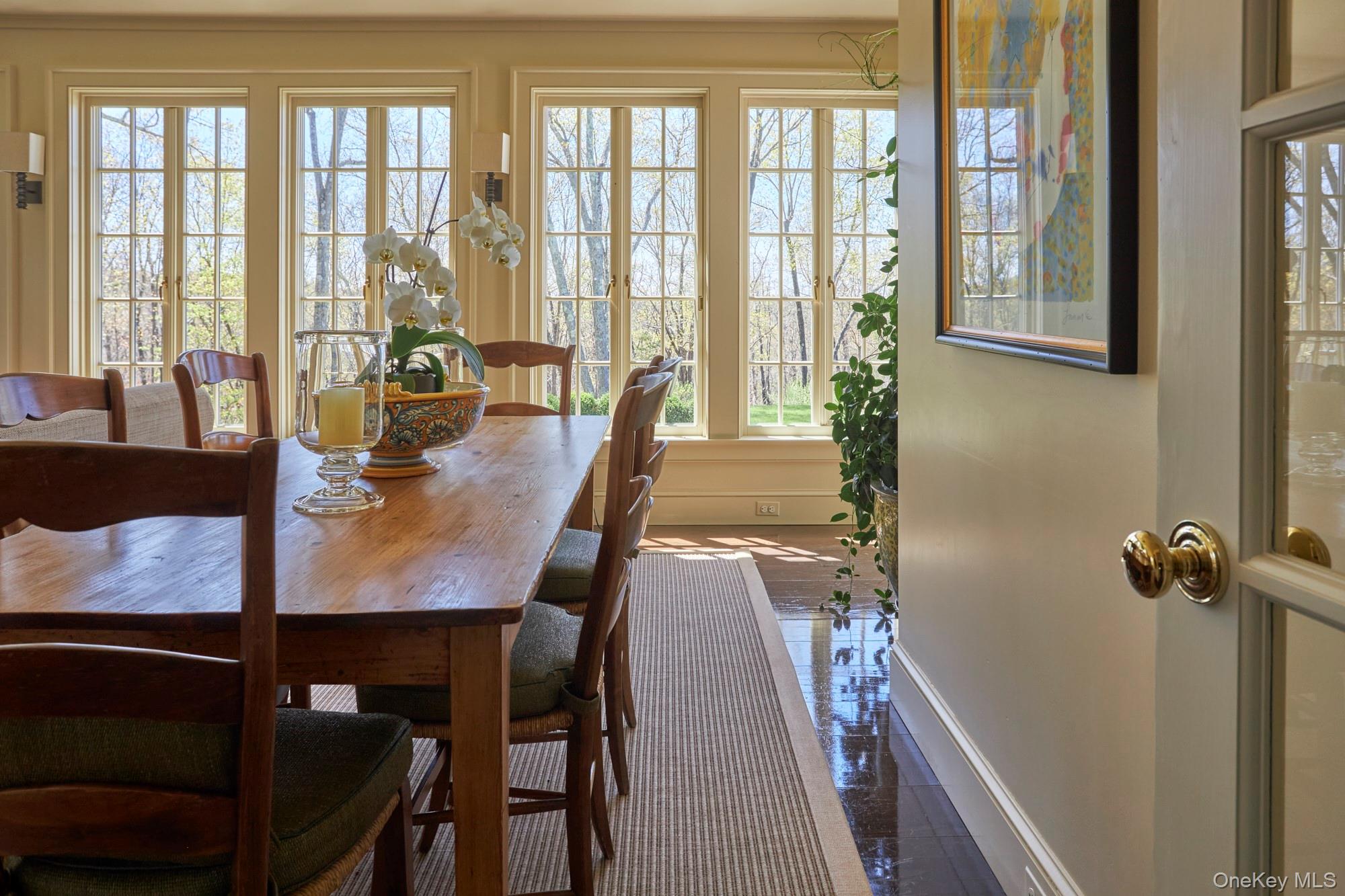 790 Stanford Road Millbrook, NY 12545 - Photo 22 of 50 a view of a dining room with furniture window and outside view
