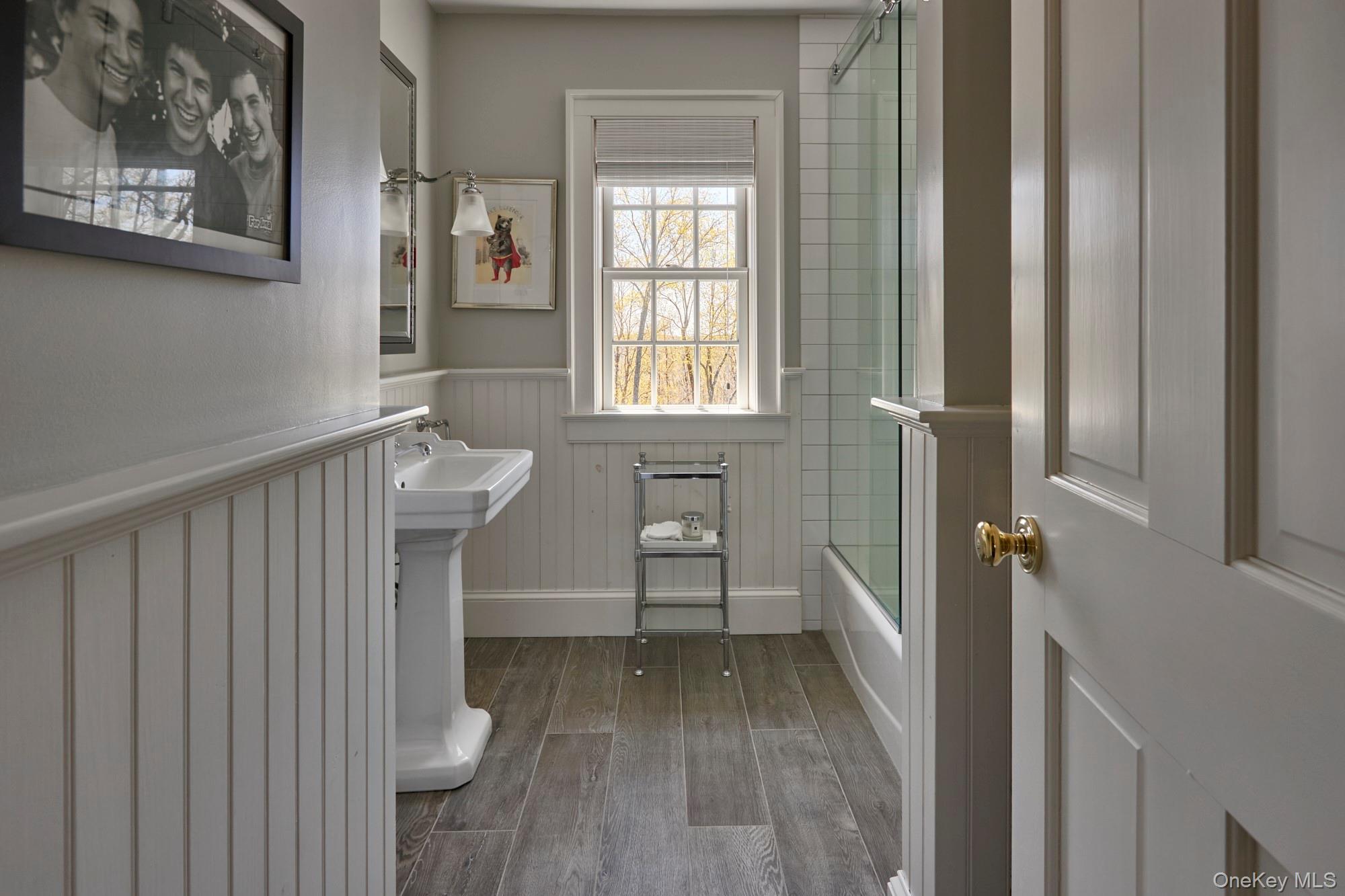 790 Stanford Road Millbrook, NY 12545 - Photo 36 of 50 a view of a hallway with wooden floor and staircase