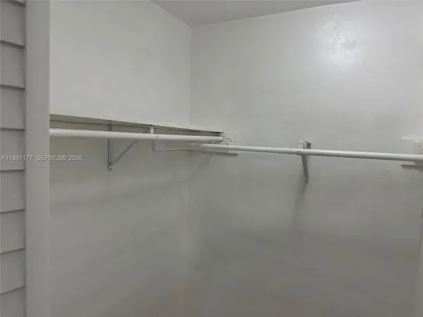 a close view of closet