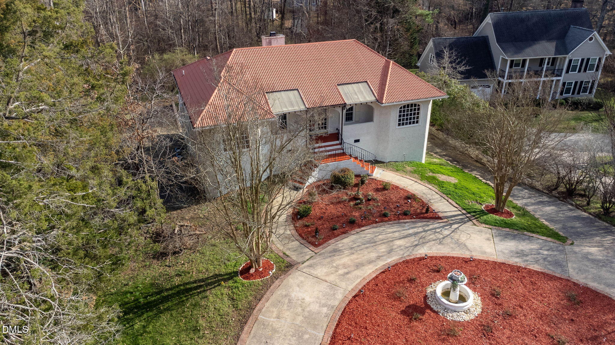 4205 Swarthmore Road Durham, NC 27707 - Photo 19 of 86 an aerial view of a house with outdoor space