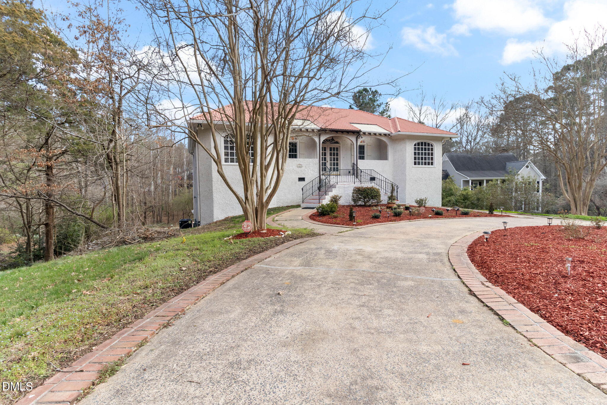 4205 Swarthmore Road Durham, NC 27707 - Photo 23 of 86 a front view of a house with a yard