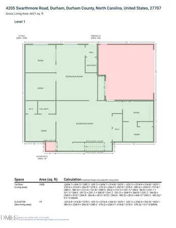 $1,100,000 | 4205 Swarthmore Road, Durham, NC 27707