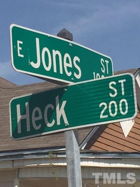 202 Heck Street Raleigh, NC 27601 - Photo 22 of 24 a close up of a street sign