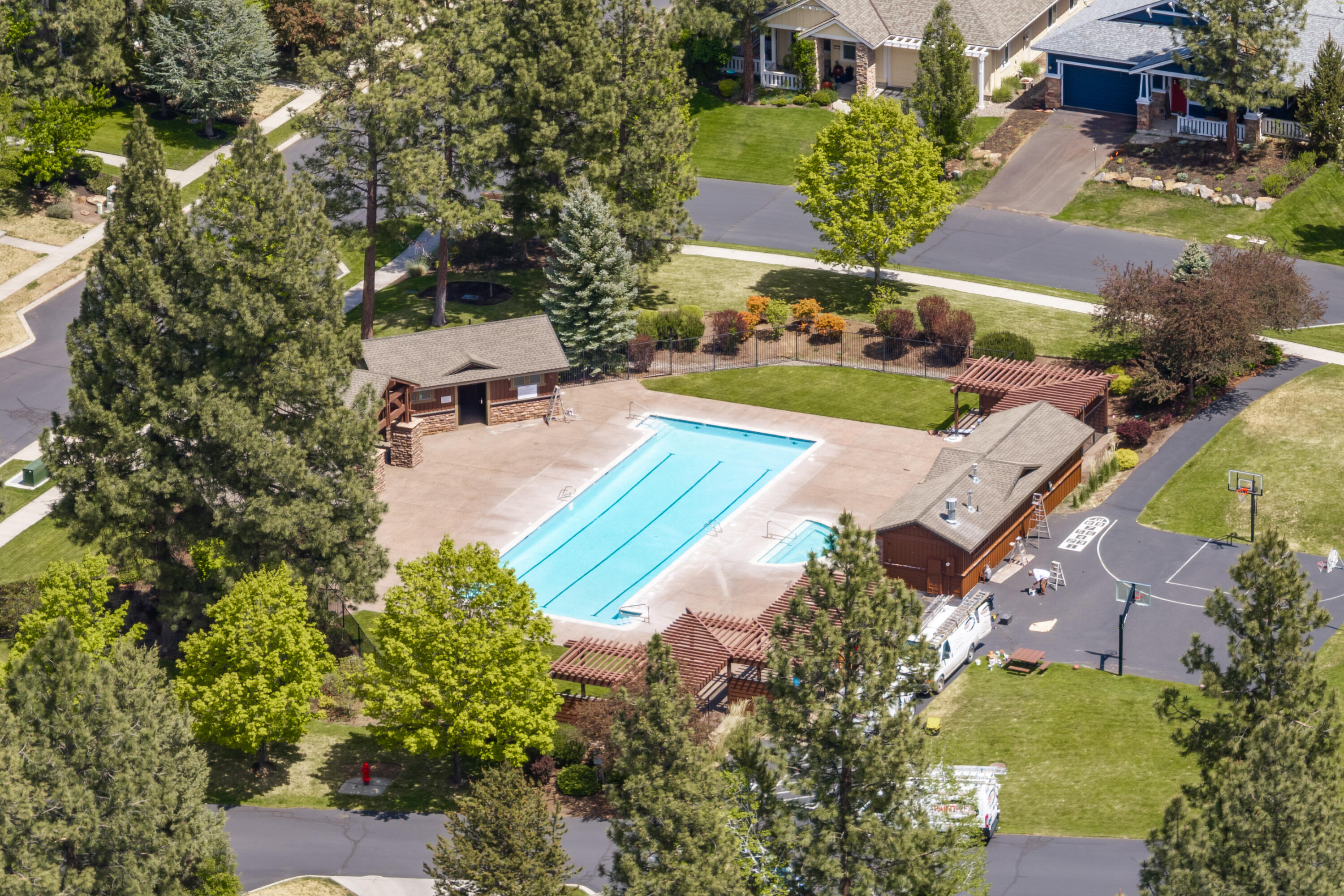 19307 Blue Lake Loop Bend, OR 97702 - Photo 53 of 58 an aerial view of a house with a yard