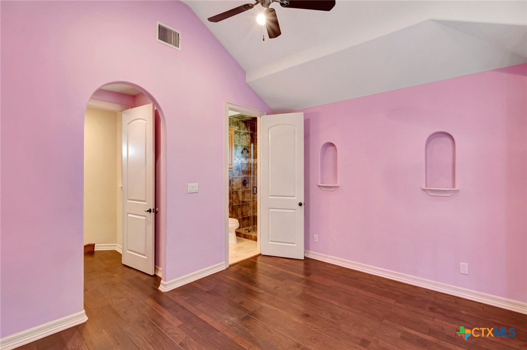 48 Post Oak Run Inez, TX 77968 - Photo 27 of 42 a view of an entryway with wooden floor