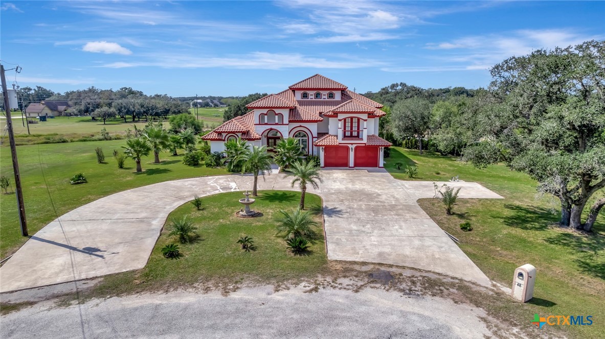 48 Post Oak Run Inez, TX 77968 - Photo 38 of 42 an aerial view of a house with a yard
