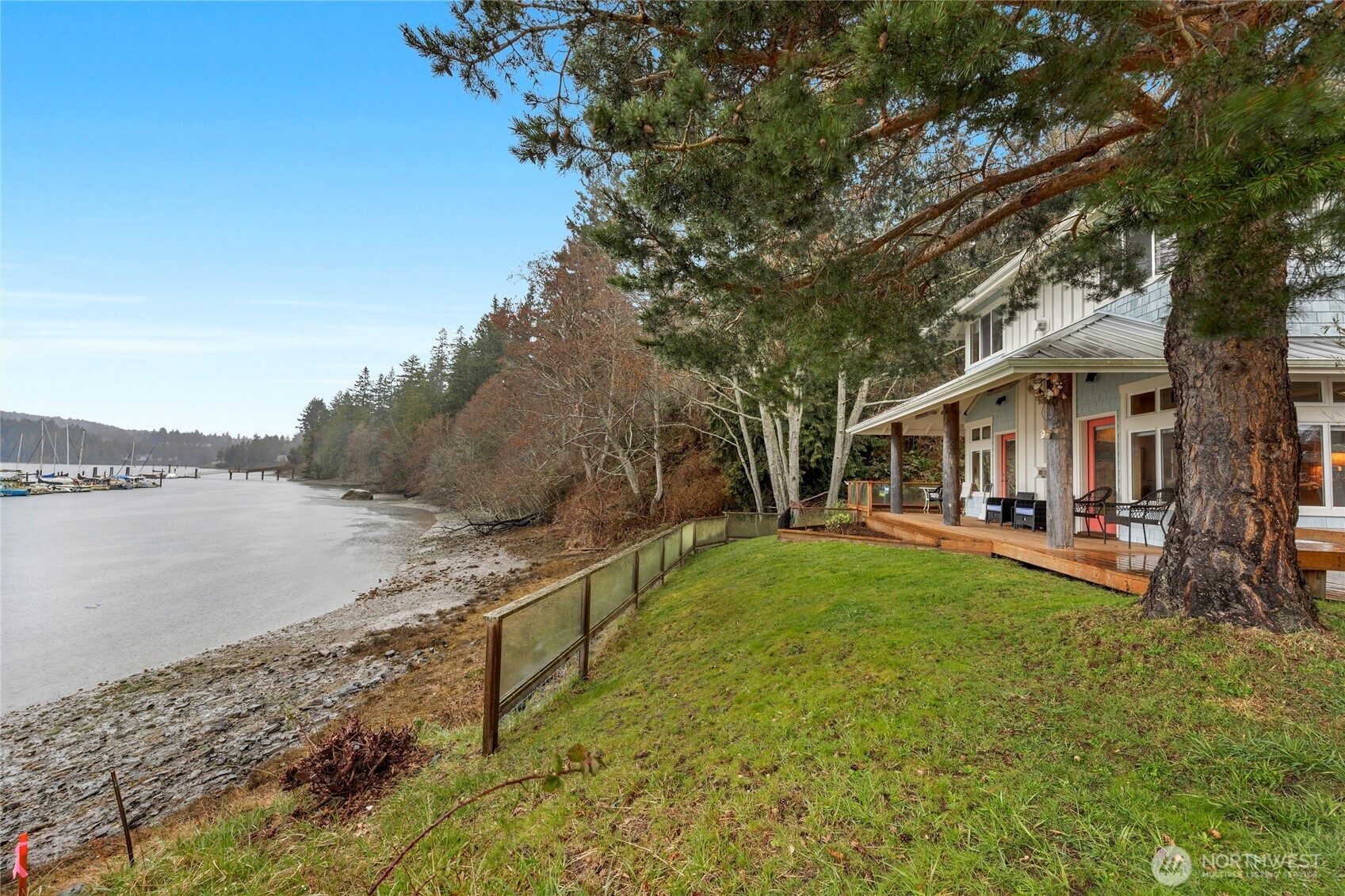 1 Pintail Road Port Ludlow, WA 98365 - Photo 25 of 36 a view of a house with backyard and sitting area
