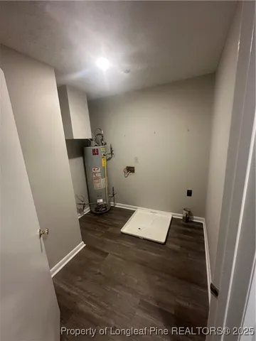 an entryway with staircase