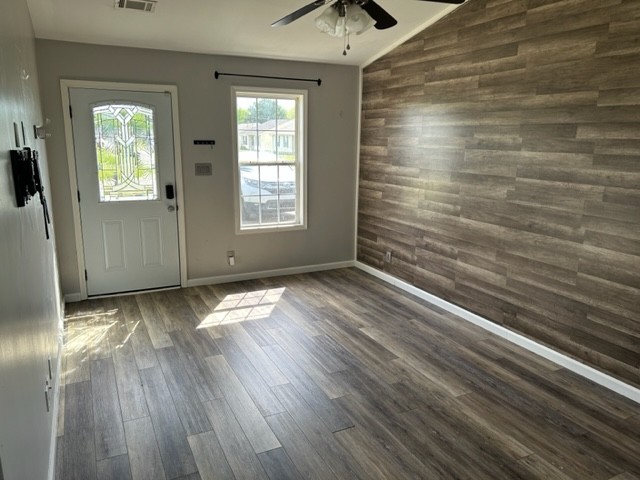 1017 Shadow Ridge Avenue Oak Grove, KY 42262 - Photo 2 of 15 a view of empty room with wooden floor and fan
