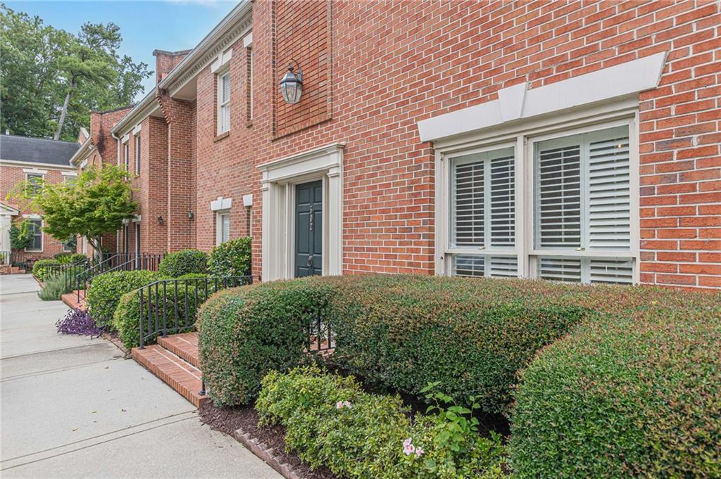 a view of a house with windows