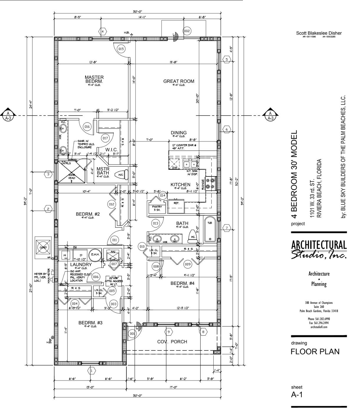 1101 West 33rd Street Riviera Beach, FL 33404 - Photo 24 of 24 4-2 No Garage-Floor Plan
