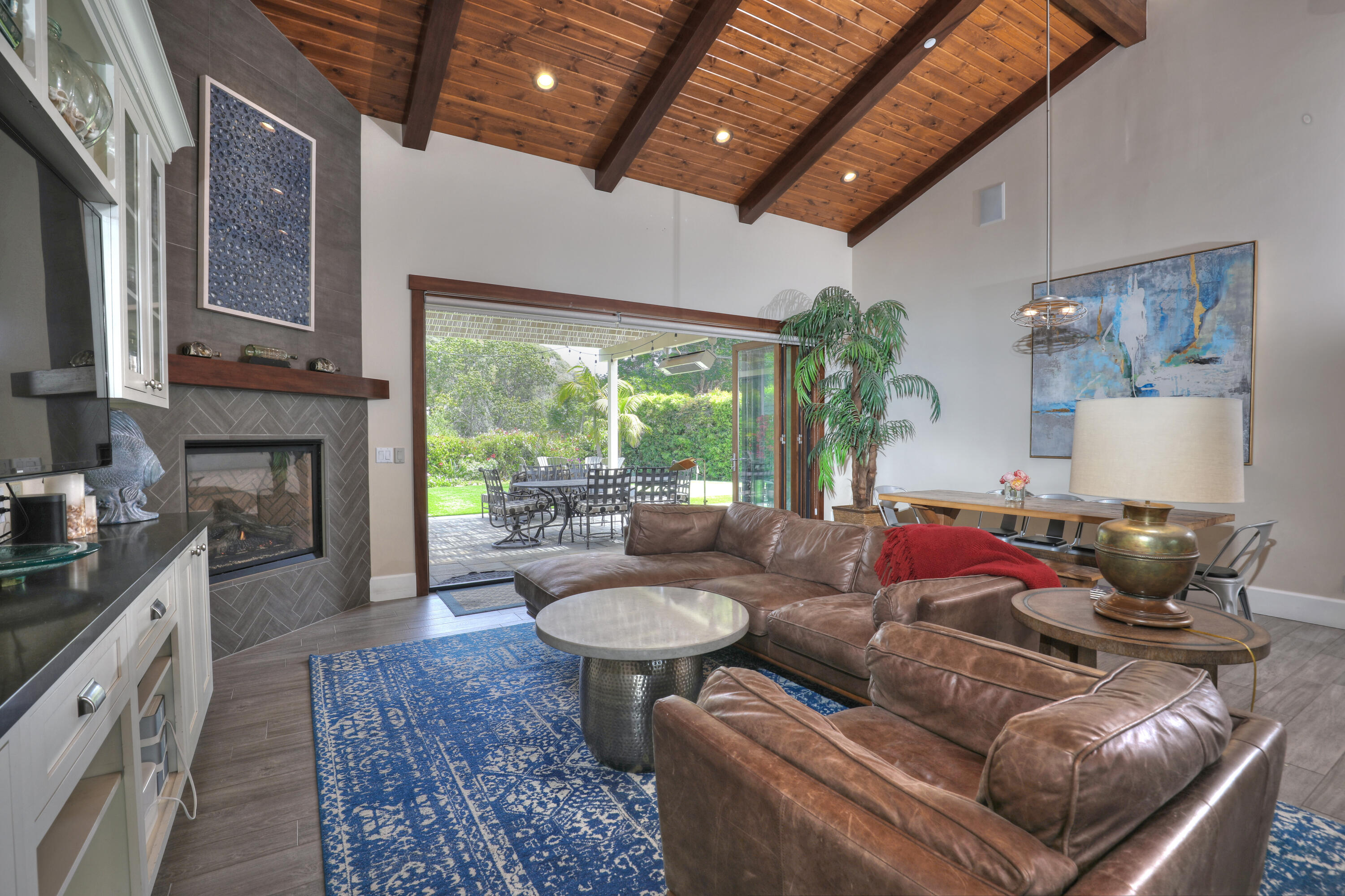 448 Alan Road Santa Barbara, CA 93109 - Photo 8 of 27 Living Room Fireplace