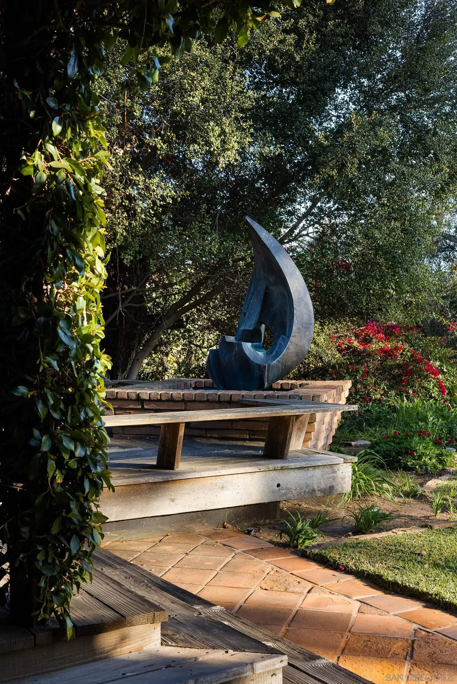 2411 Canyon Road Escondido, CA 92025 - Photo 32 of 41 a view of statue in a yard