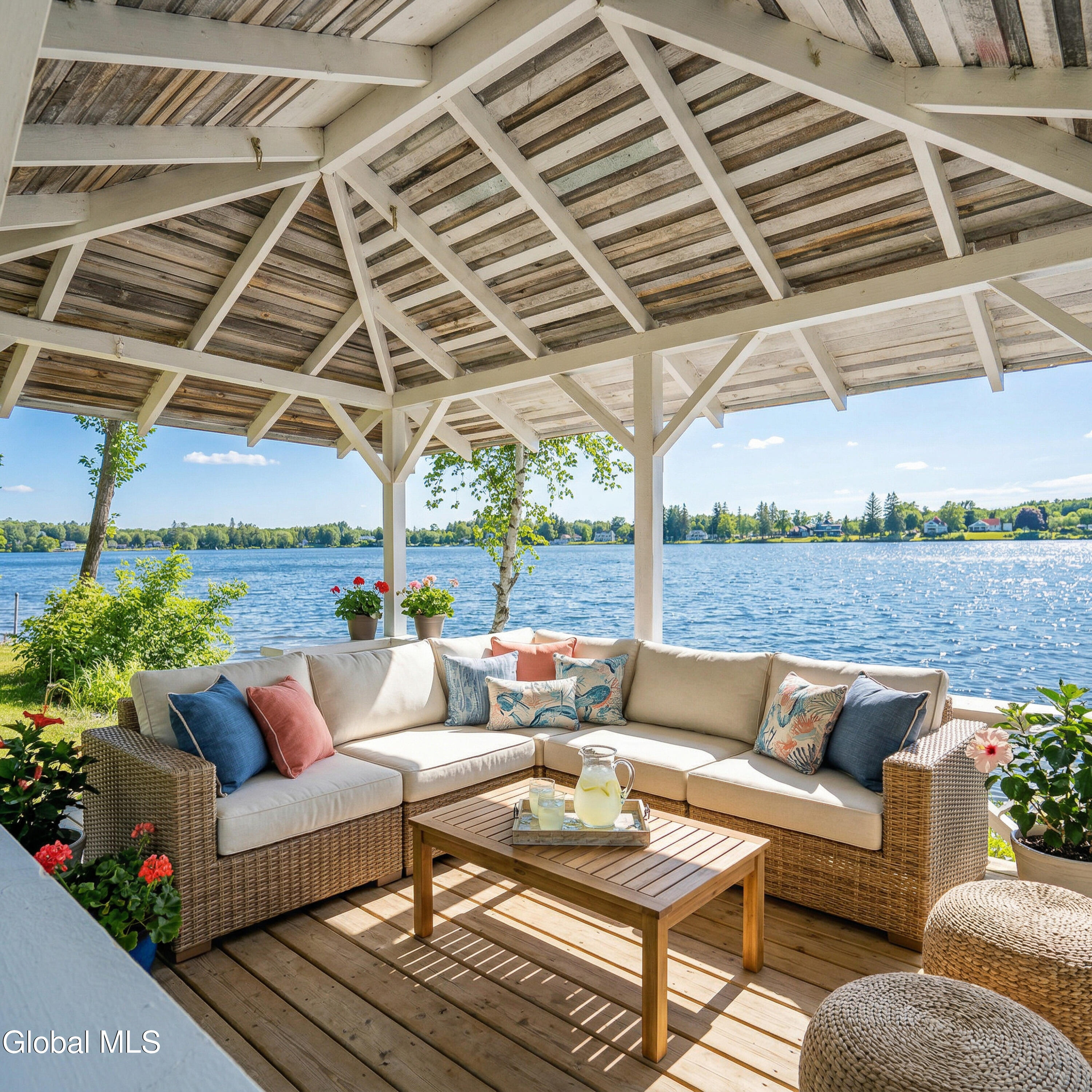 594 South Shore Road Delanson, NY 12053 - Photo 3 of 17 Lake Front Gazebo