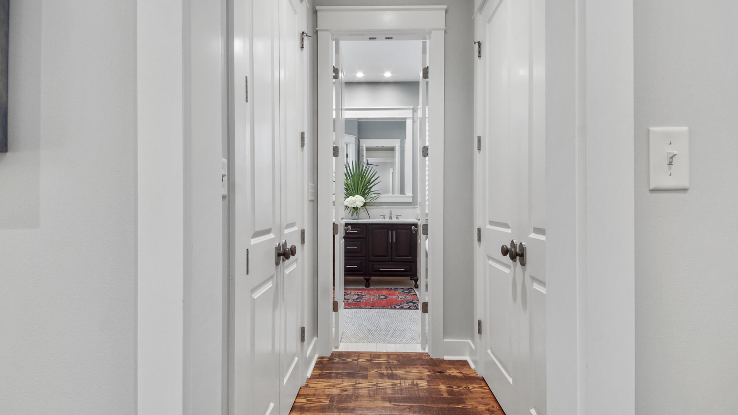 247 Artesian Way Watersound, FL 32461 - Photo 20 of 36 a view of bathroom with shower and hardwood