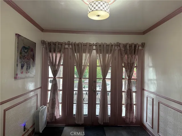 a view of wooden floor