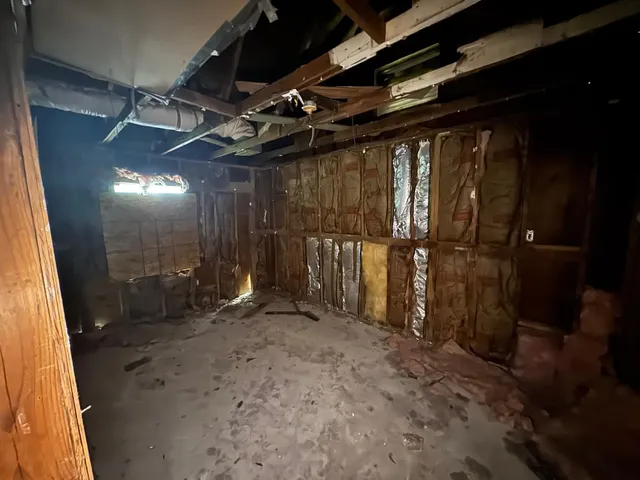 a view of water heater room