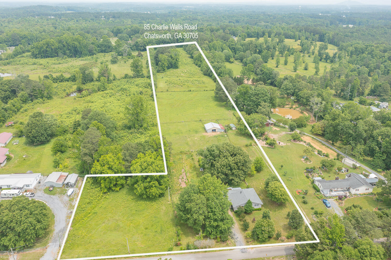 85 Charlie Walls Road Chatsworth, GA 30705 - Photo 3 of 50 85 Charlie Walls Aerial HD B