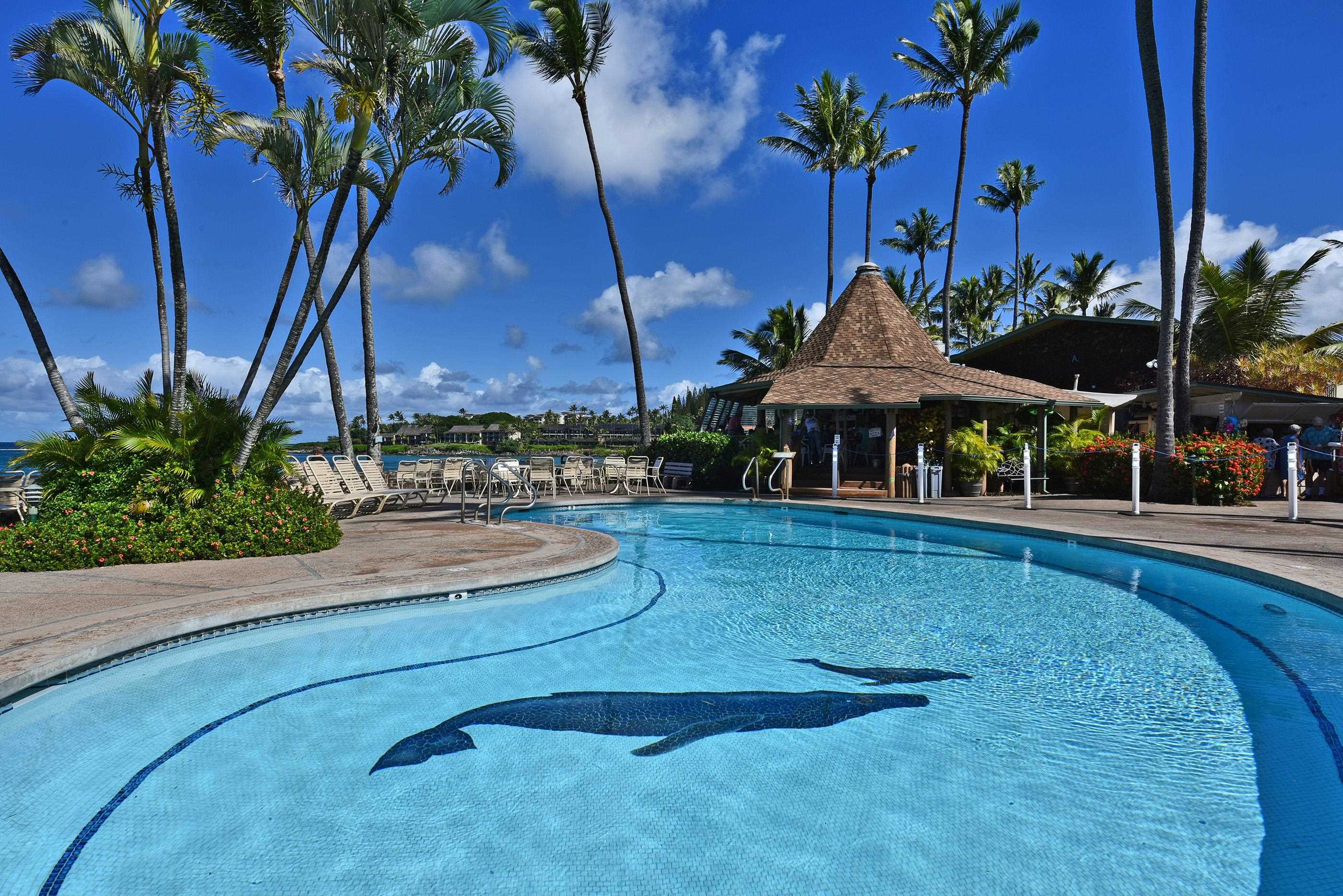 5315 Lower Honoapiilani Road, Unit F147 Lahaina, HI 96761 - Photo 36 of 41 a view of a house with a swimming pool