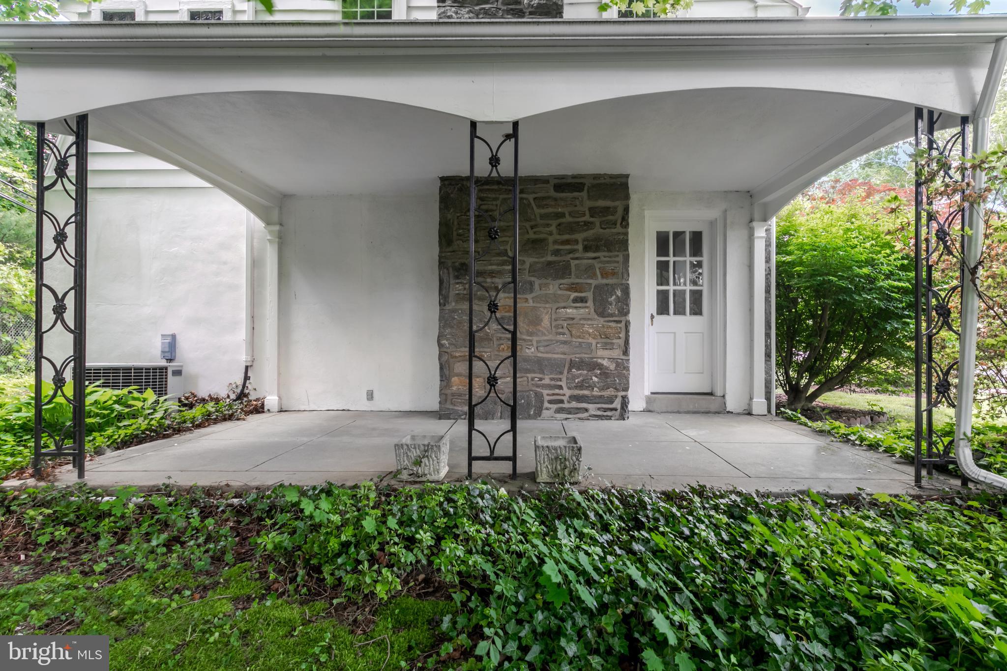 1312 Andover Road Wynnewood, PA 19096 - Photo 6 of 39 Charming private side porch