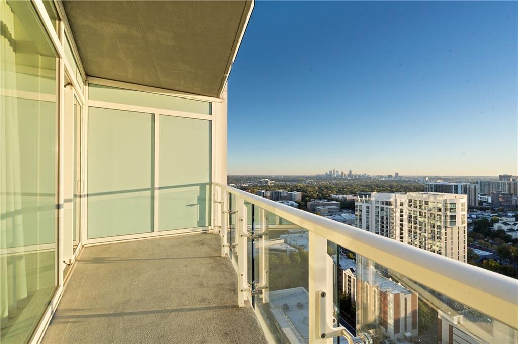 3325 Piedmont Road Northeast, Unit 2804 Atlanta, GA 30305 - Photo 43 of 65 a view of balcony with city view