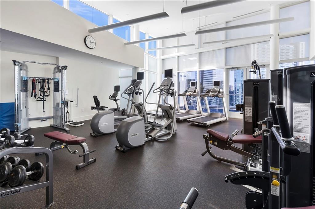 3325 Piedmont Road Northeast, Unit 2804 Atlanta, GA 30305 - Photo 57 of 65 a view of a room with gym equipment