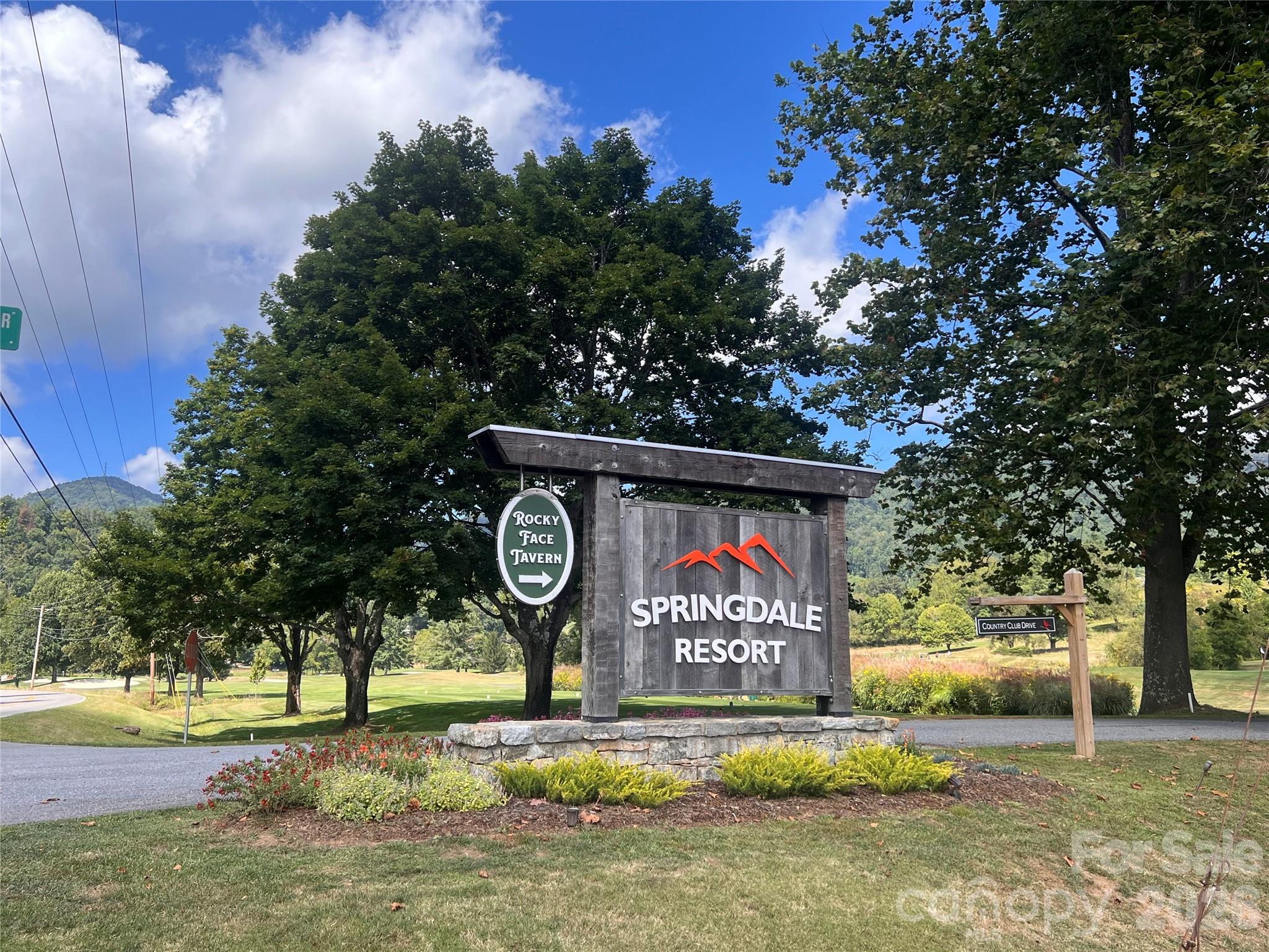 51 Bear Tree Cove Canton, NC 28716 - Photo 3 of 17 a view of outdoor space with sign board and garden