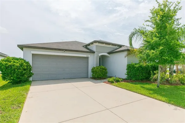 front view of house with a yard