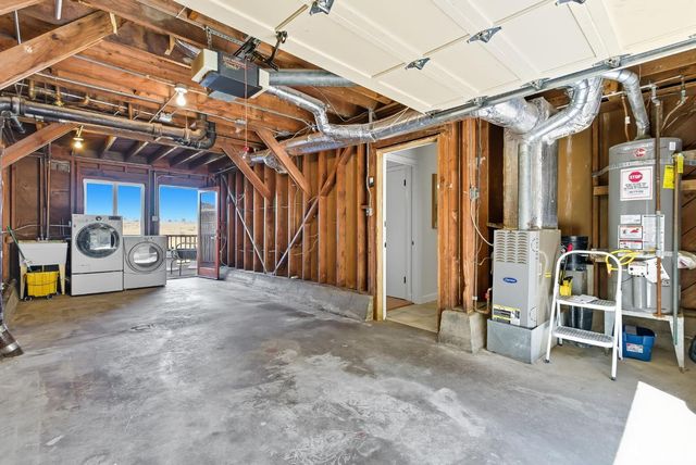 a view of a room with storage