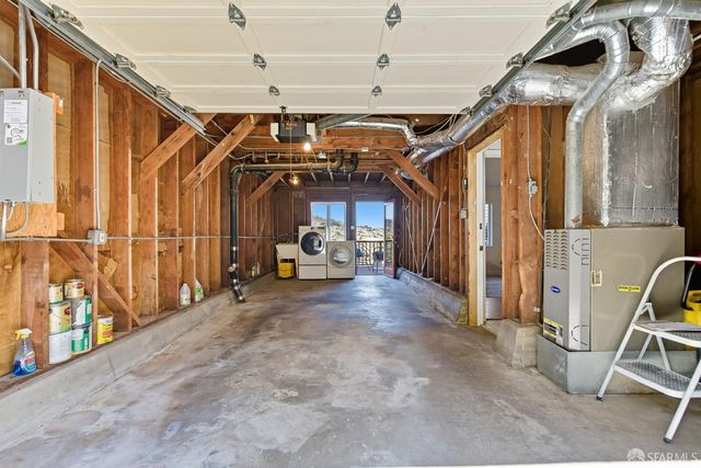 a view of storage and utility room